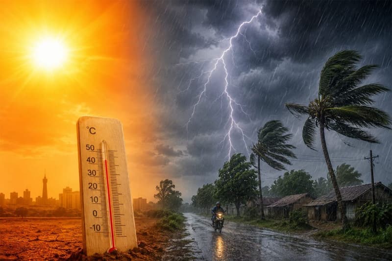Nautapa के विविध रंग : कहीं सूरज की तपिश से झुलस रहे लोग तो कहीं आंधी-बूंदाबांदी ने बदला फिजा का मिजाज Nautapa के विविध रंग : कहीं सूरज की तपिश से झुलस रहे लोग तो कहीं आंधी-बूंदाबांदी ने बदला फिजा का मिजाज