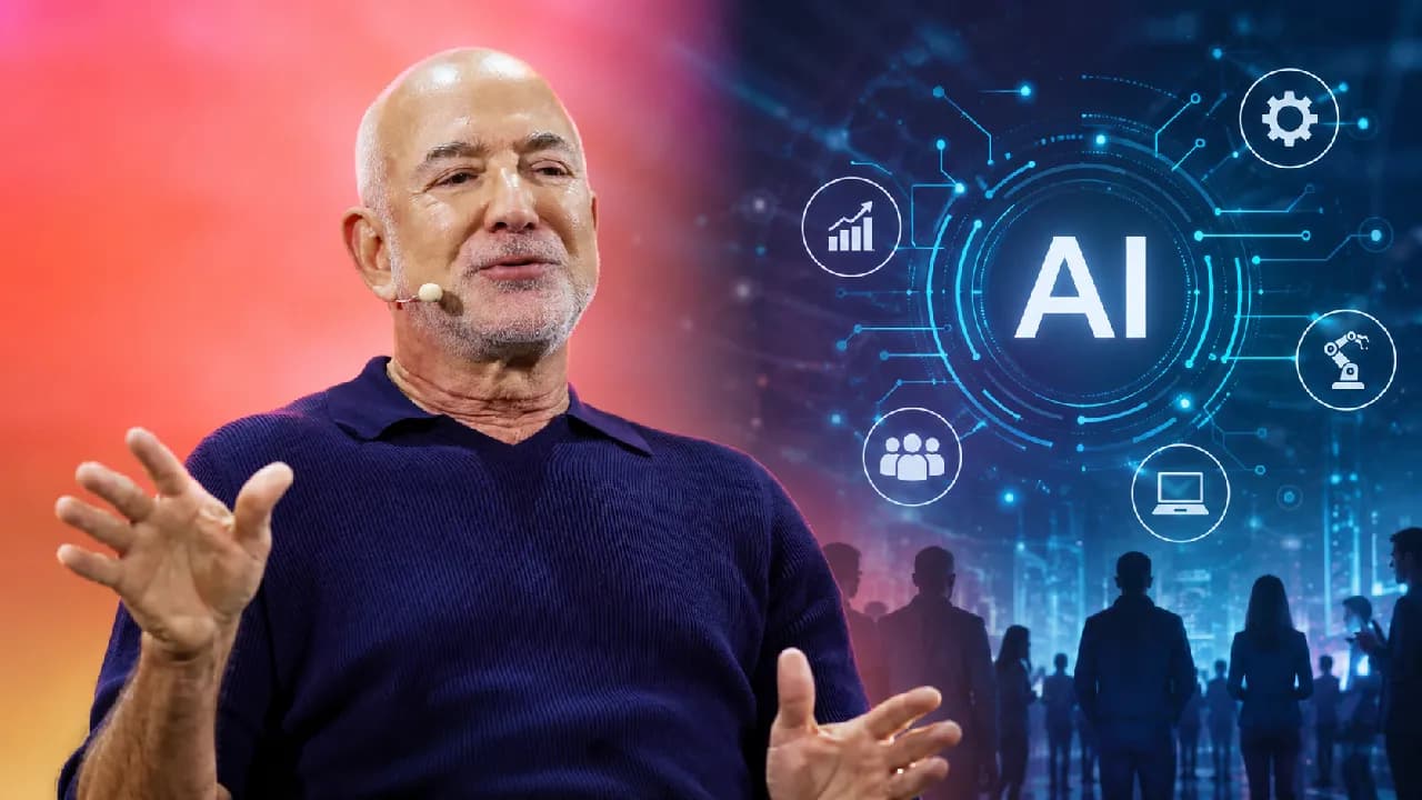 Jeff Bezos on AI Jobs: AI इंसानों की नौकरी नहीं छीनेगा, बल्कि पैदा करेगा नई नौकरियां Jeff Bezos on AI Jobs: AI इंसानों की नौकरी नहीं छीनेगा, बल्कि पैदा करेगा नई नौकरियां