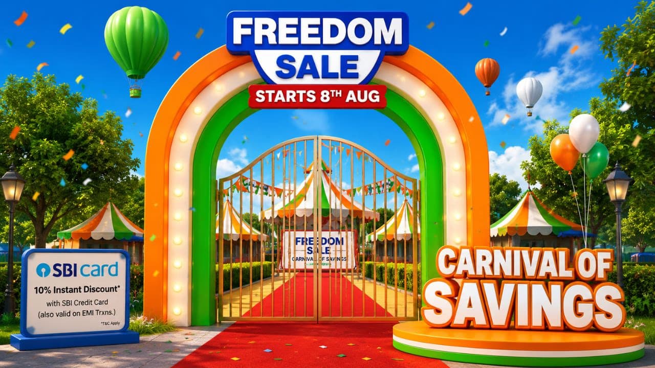 Flipkart Freedom Sale 2026: कब शुरू होगी सेल? iPhone 17 और Samsung Galaxy S25 समेत इन प्रोडक्ट्स पर मिलेंगे बंपर डिस्काउंट Flipkart Freedom Sale 2026: कब शुरू होगी सेल? iPhone 17 और Samsung Galaxy S25 समेत इन प्रोडक्ट्स पर मिलेंगे बंपर डिस्काउंट