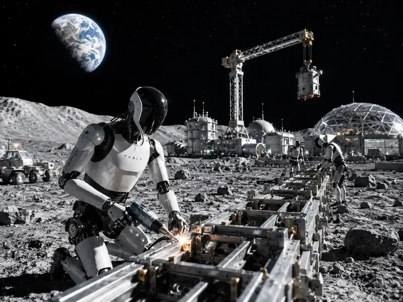 Elon Musk का बड़ा प्लान: इंसानों से पहले रोबोट बनाएंगे चांद पर फैक्ट्री, SpaceX ने बताया भविष्य का विजन Elon Musk का बड़ा प्लान: इंसानों से पहले रोबोट बनाएंगे चांद पर फैक्ट्री, SpaceX ने बताया भविष्य का विजन