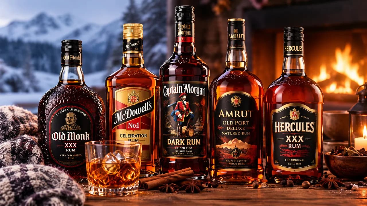 Winter Special: सर्दियों के मौसम में शरीर को गर्म रखने वाली 5 सबसे बेहतरीन Rum Brands, जानें कीमत और खासियत Winter Special: सर्दियों के मौसम में शरीर को गर्म रखने वाली 5 सबसे बेहतरीन Rum Brands, जानें कीमत और खासियत