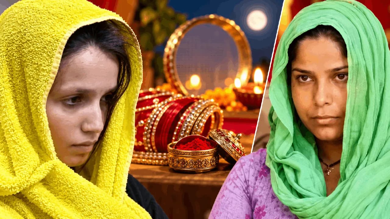 मेरठ जेल में मुस्कान-रविता ने मांगी चूड़ी-बिंदी, करवाचौथ पर क्या है तैयारी? मेरठ जेल में मुस्कान-रविता ने मांगी चूड़ी-बिंदी, करवाचौथ पर क्या है तैयारी?