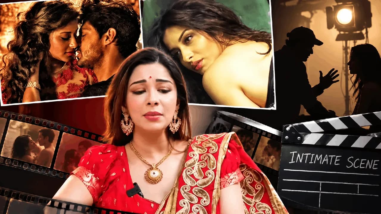 Nyrraa Banerji Viral Video: इंटीमेट सीन के दौरान एक्टर्स को मिलते हैं अजीब निर्देश? नायरा बनर्जी का बयान वायरल Nyrraa Banerji Viral Video: इंटीमेट सीन के दौरान एक्टर्स को मिलते हैं अजीब निर्देश? नायरा बनर्जी का बयान वायरल